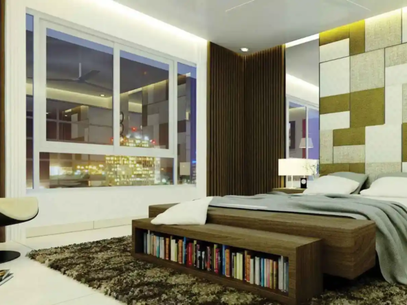 Exterior view of Prestige Fairfield luxury 4BHK apartment in Dollars Colony, Bangalore – ready-to-move-in high-rise flats with premium amenities.