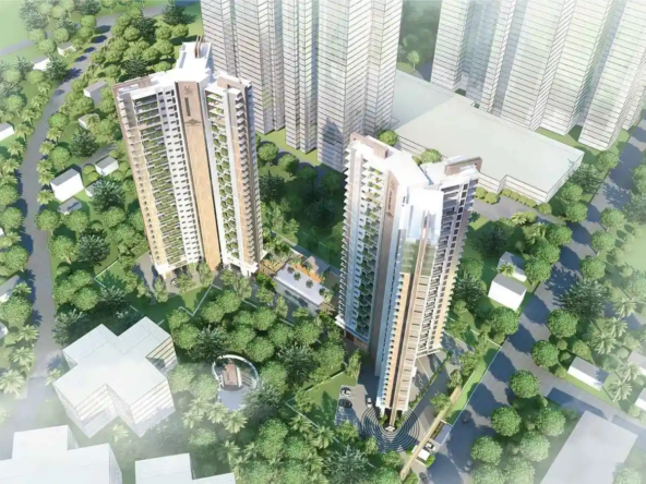 Prestige Fairfield Bangalore living room with spacious 4BHK layout, modern interiors, and natural light – premium apartments in Dollars Colony.