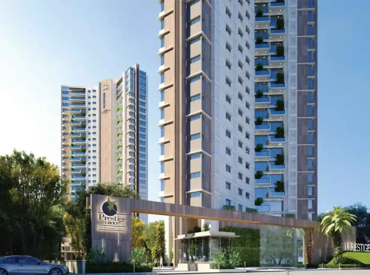 Prestige Fairfield location advantage with Dollars Colony connectivity, ideal for luxury 4BHK living in North Bangalore – high-rise residential tower.