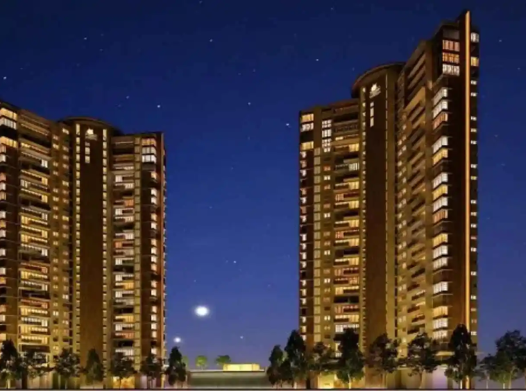 Beautiful interiors of 4BHK luxury flat in Prestige Fairfield, showcasing stylish kitchen and premium fittings in a high-rise Bangalore apartment.