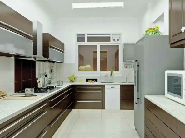 Prestige Fairfield clubhouse amenities including swimming pool and landscaped gardens for residents of 4BHK flats in Dollars Colony, Bangalore.