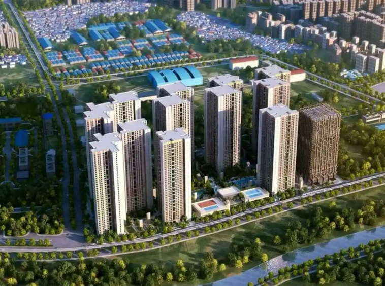 Luxury high-rise apartments at Lodha Mirabelle near Manyata Tech Park in North Bangalore